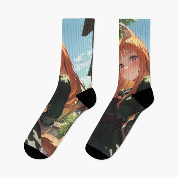 Item preview, Holo Spice And Wolf Sunny Village Stroll With Wolf Ears And Tail designed and sold by mildaclairmo.