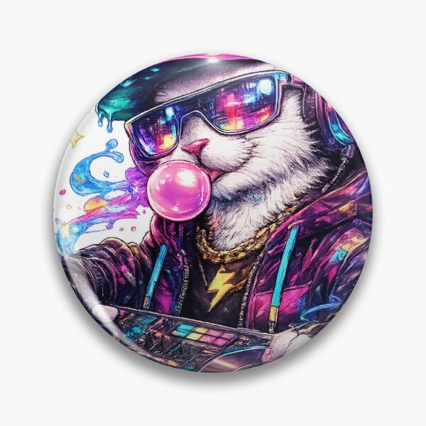 Item preview, Cyber Panda Flow — Futuristic Street Art designed and sold by creatix-boutik.