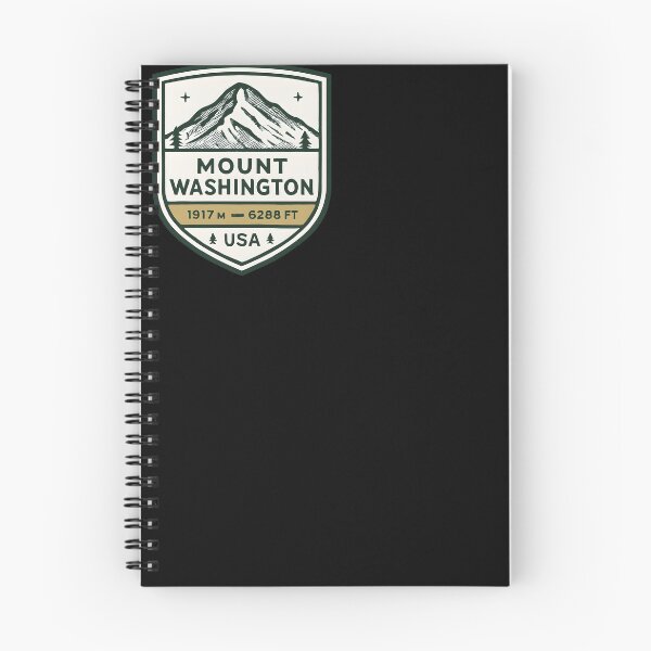 Item preview, Mount Washington New Hampshire – Monoline Mountain Crest Minimalist Line Art Badge designed and sold by Cosmopolis.