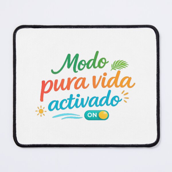 Item preview, Pura Vida Mode Activated | Costa Rican Phrase | Tropical Typography Design designed and sold by Wander Vibes.