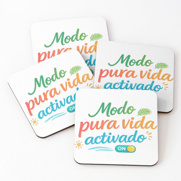 Item preview, Pura Vida Mode Activated | Costa Rican Phrase | Tropical Typography Design designed and sold by Wander Vibes.