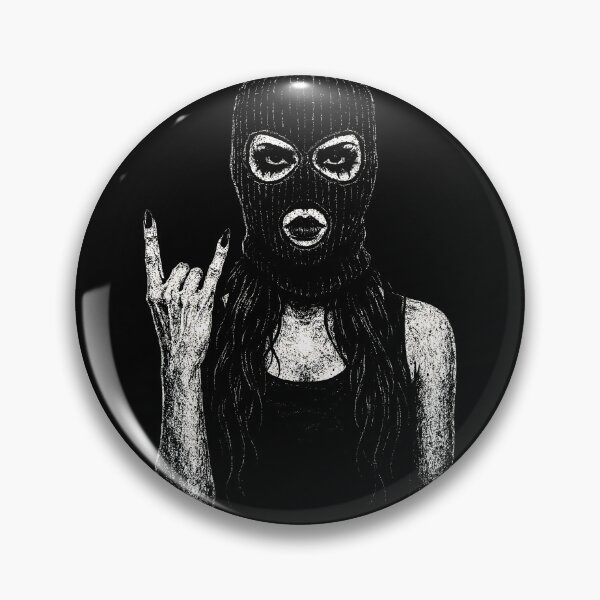 Item preview, Goth Girl in Ski Mask designed and sold by Mortisigil.