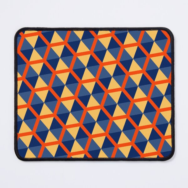 Item preview, Mid Century Hexagon Symmetry - Abstract Geometric Shape Pattern - Housewarming Gift Ideas designed and sold by RoyalStarsPatts.