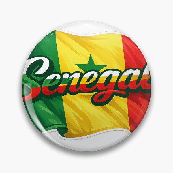 Item preview, Senegal Flag Design – Senegalese Pride Script Typography designed and sold by GarnerSupplyCo.