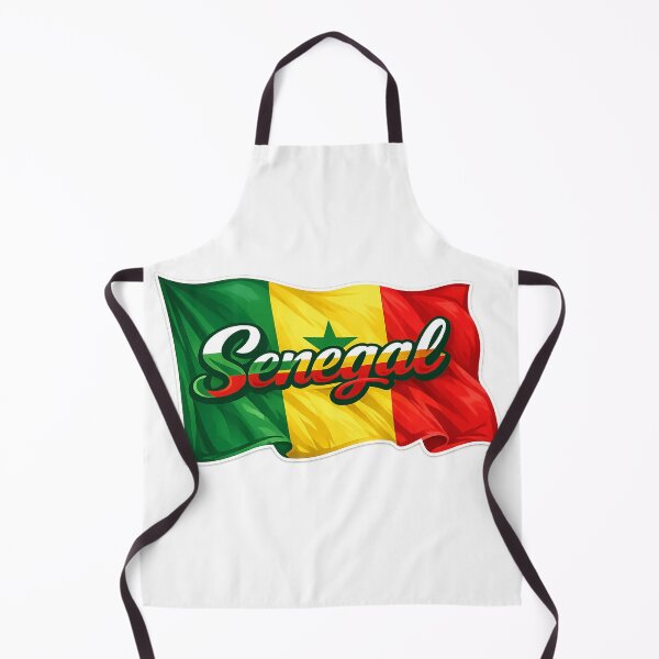 Item preview, Senegal Flag Design – Senegalese Pride Script Typography designed and sold by GarnerSupplyCo.
