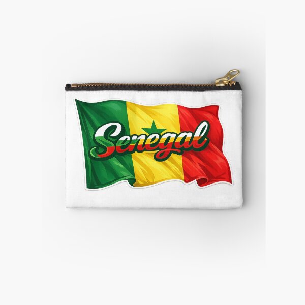 Item preview, Senegal Flag Design – Senegalese Pride Script Typography designed and sold by GarnerSupplyCo.