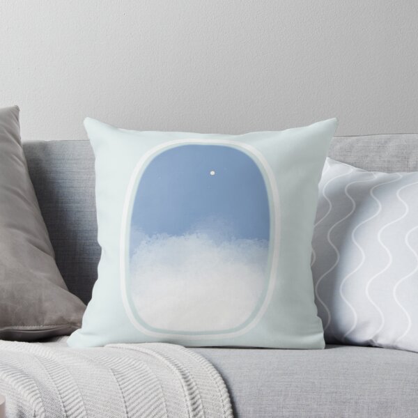 Item preview, outside an airplane window_Blue designed and sold by mingtory.