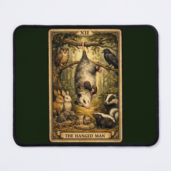 Item preview, The Cute Hanged Opossum Tarot Card designed and sold by Poppy the Opossum .