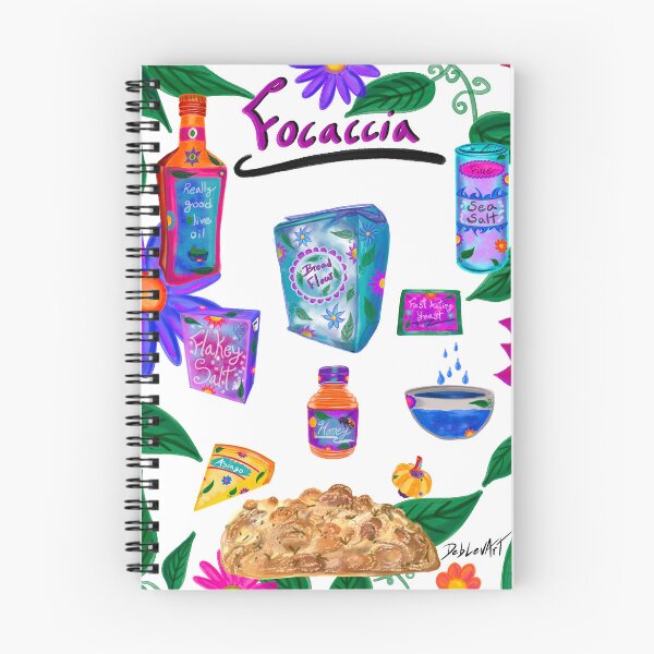 Item preview, Focaccia Recipe designed and sold by deblevart.