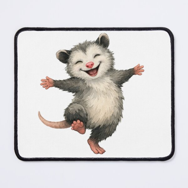 Item preview, Dancing Possum – Joyful Storybook Animal T-Shirt for Kids designed and sold by FunscapeHQ.