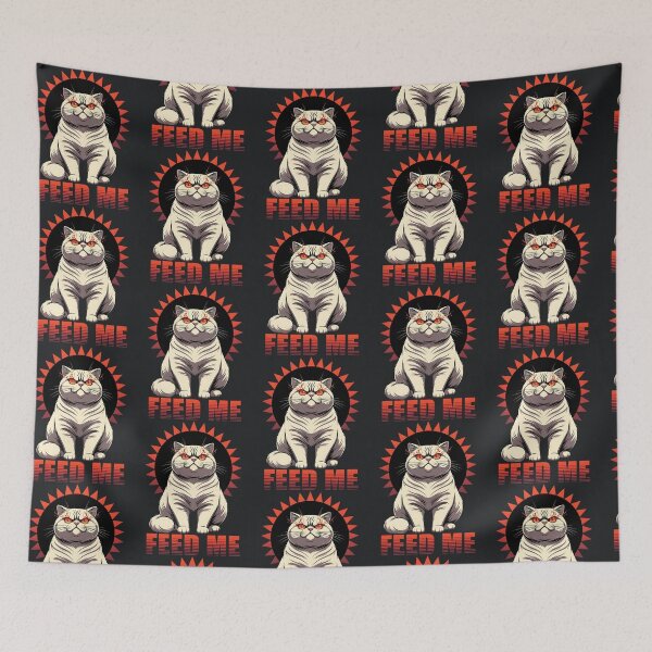 Item preview, Feed Me – Angry Cat Attitude Design designed and sold by Taans-Creation.