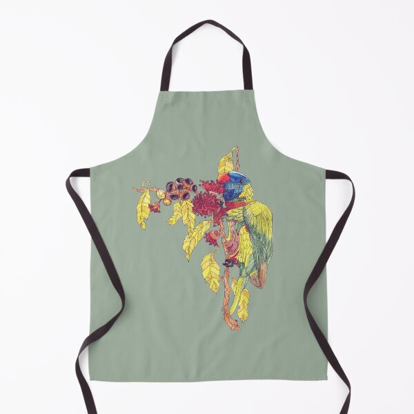 Item preview, Rainbow Lorikeet Gum Tree Blossoms Nuts designed and sold by Jaana Day.