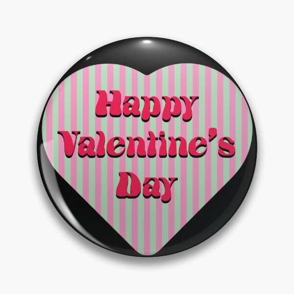 Item preview, Valentine's Day Celebration with Striped Heart designed and sold by cremedecolor.