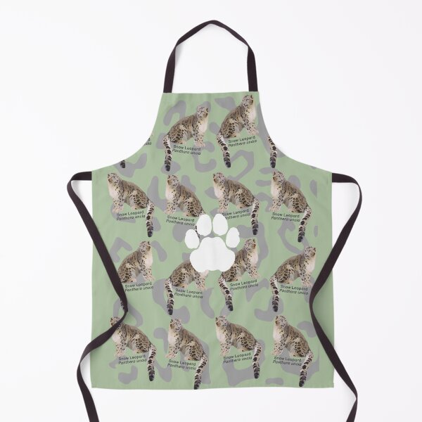 Item preview, Snow Leopard (Panthera uncia) pattern on spot background designed and sold by MYCatStuff.