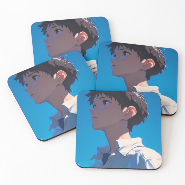 Item preview, Shinji Ikari Evangelion Blue Sky Reflection designed and sold by mildaclairmo.