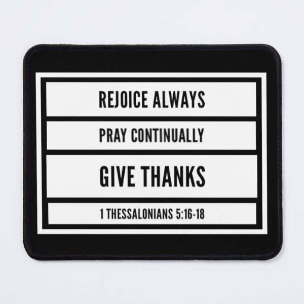 Item preview, REJOICE ALWAYS | 1 THESSALONIANS 5:16-18 designed and sold by LiveAndGlow.