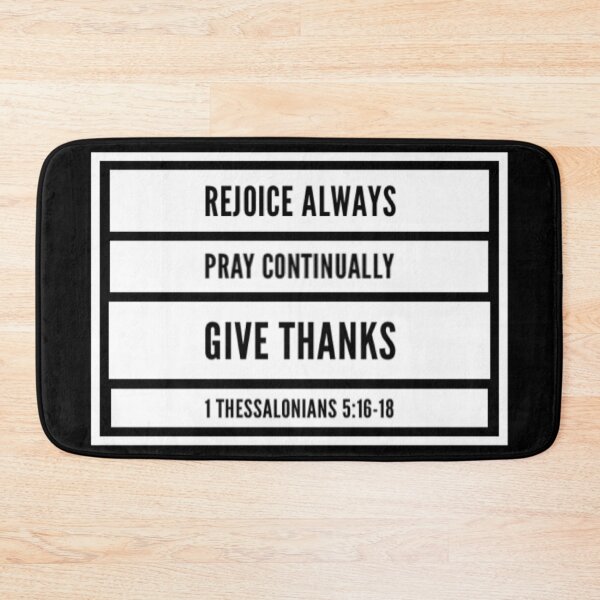 Item preview, REJOICE ALWAYS | 1 THESSALONIANS 5:16-18 designed and sold by LiveAndGlow.