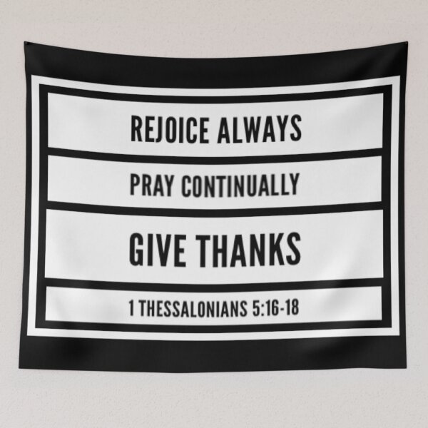 Item preview, REJOICE ALWAYS | 1 THESSALONIANS 5:16-18 designed and sold by LiveAndGlow.