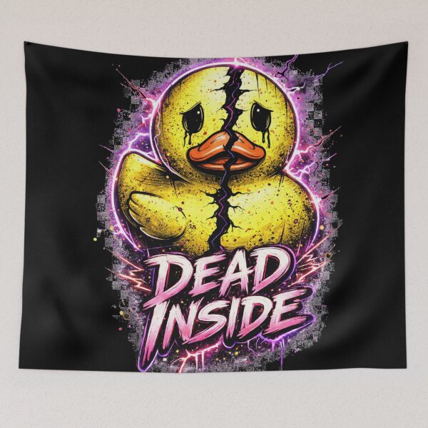 Item preview, Dead Inside Duckie designed and sold by LizzyLooDoo Designs.