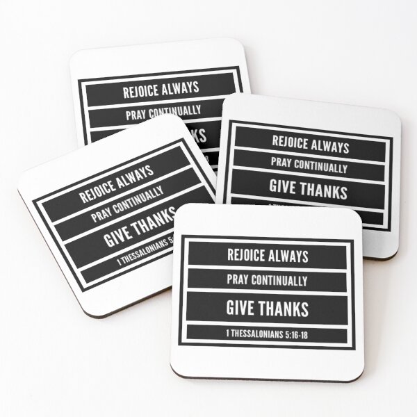 Item preview, REJOICE ALWAYS | 1 THESSALONIANS 5:16-18 designed and sold by LiveAndGlow.