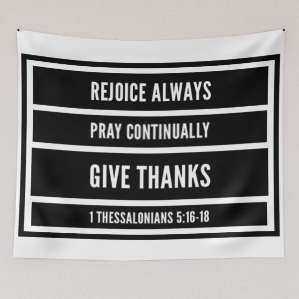 Item preview, REJOICE ALWAYS | 1 THESSALONIANS 5:16-18 designed and sold by LiveAndGlow.