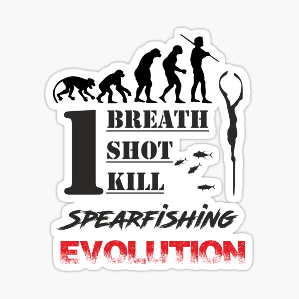 Evolution Spearfishing Pegatina