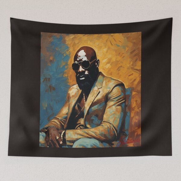 Item preview, Isaac Hayes Golden Soul Icon designed and sold by Artisticanvas.