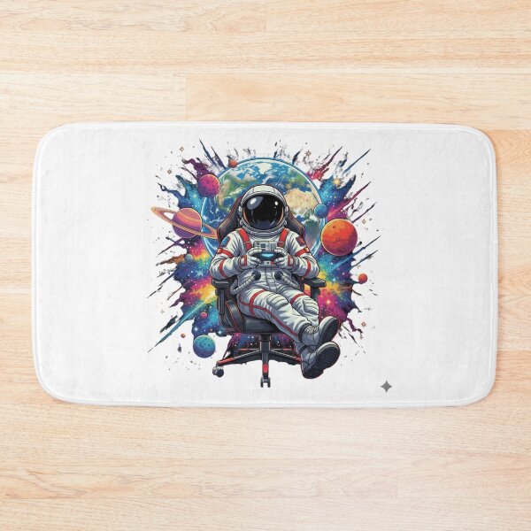 Item preview, Cosmic Gamer Astronaut Relaxed Space Explorer Art designed and sold by jimbo7664.