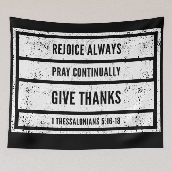 Item preview, REJOICE ALWAYS | 1 THESSALONIANS 5:16-18 designed and sold by LiveAndGlow.