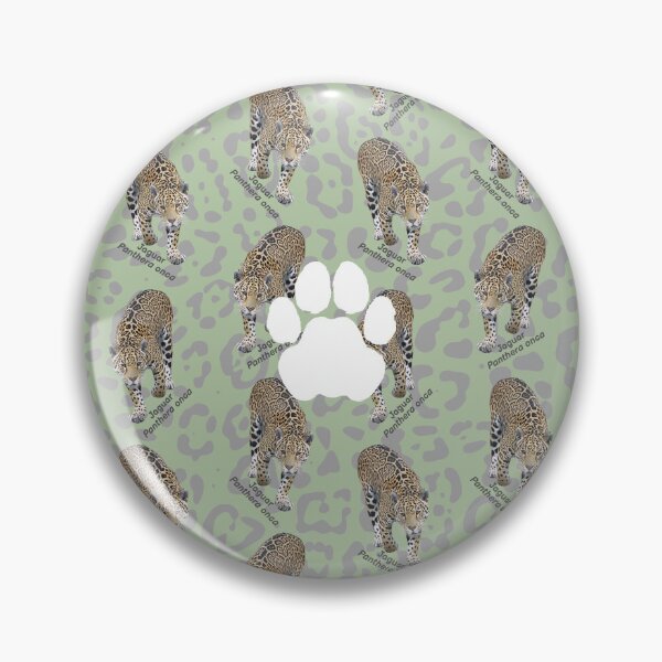 Item preview, Jaguar (Panthera onca) pattern on spot background designed and sold by MYCatStuff.