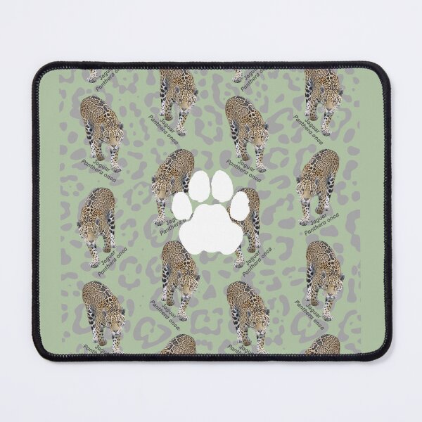 Item preview, Jaguar (Panthera onca) pattern on spot background designed and sold by MYCatStuff.