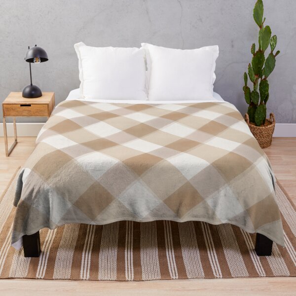 Item preview, Watercolor Tan Gingham Plaid Minimalist Pattern designed and sold by Prismatect.