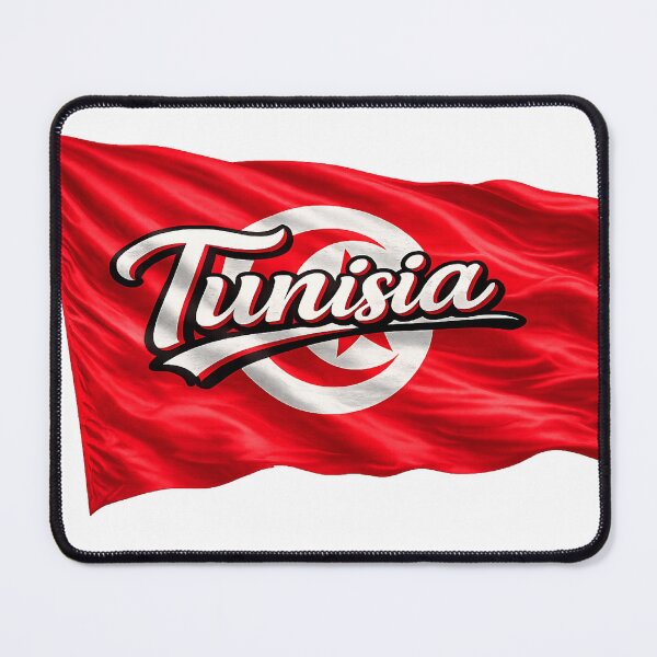 Item preview, Tunisia Flag Design – Tunisian Pride Script Typography designed and sold by GarnerSupplyCo.