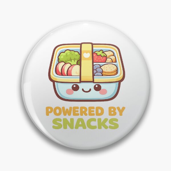 Item preview, Powered by Snacks – Cute Kawaii Lunchbox Food Lover designed and sold by ImagenFusionP.