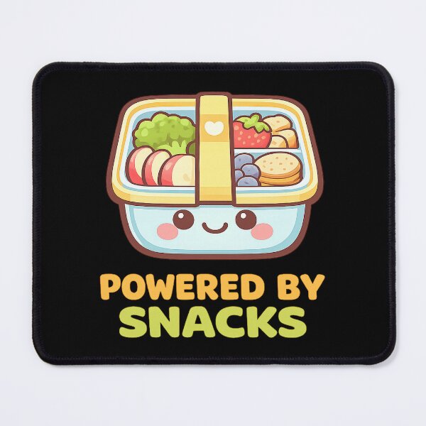 Item preview, Powered by Snacks – Cute Kawaii Lunchbox Food Lover designed and sold by ImagenFusionP.
