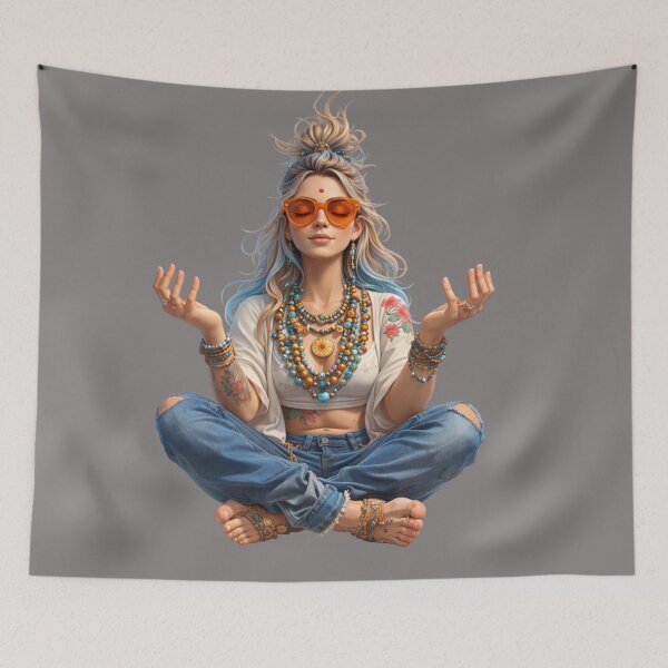 Item preview, Modern Yoga Lifestyle Boho Art designed and sold by Trove Designs.