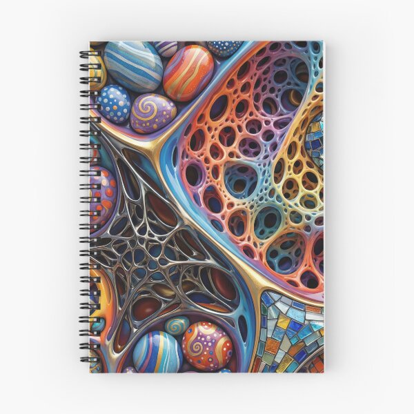 Item preview, Psychedelic Mosaic – Colorful Stones & Cells designed and sold by B-Russ-Stuff.