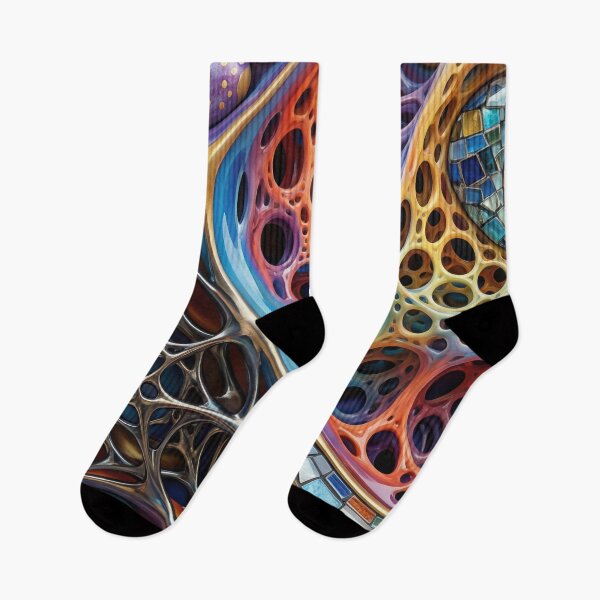 Item preview, Psychedelic Mosaic – Colorful Stones & Cells designed and sold by B-Russ-Stuff.