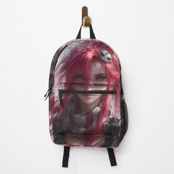 Item preview, Yoko Littner Gurren Lagann Red Hair Scarf Dramatic Anime Girl Portrait designed and sold by mildaclairmo.