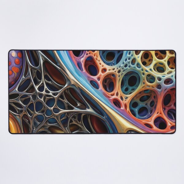 Item preview, Psychedelic Mosaic – Colorful Stones & Cells designed and sold by B-Russ-Stuff.