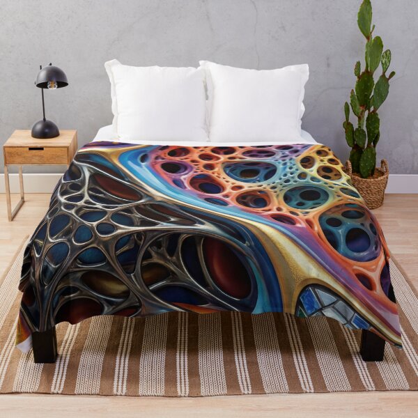 Item preview, Psychedelic Mosaic – Colorful Stones & Cells designed and sold by B-Russ-Stuff.