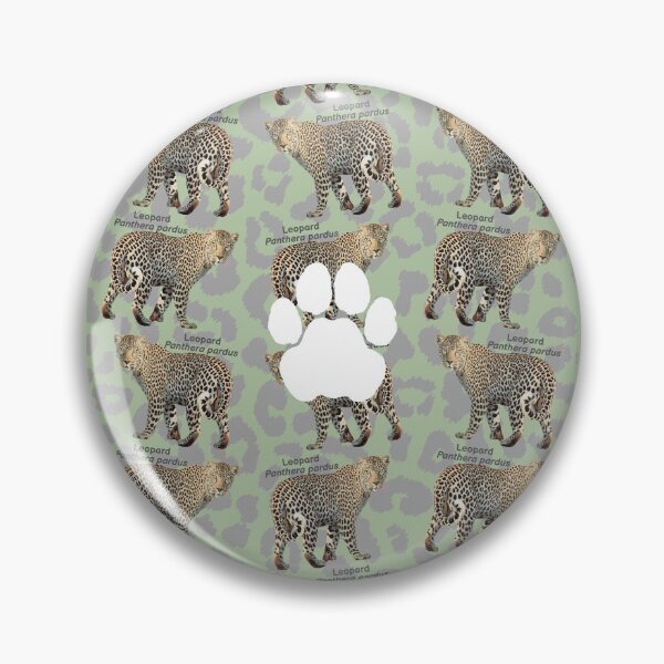 Item preview, Leopard (Panthera pardus) pattern on spot background designed and sold by MYCatStuff.