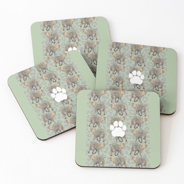 Item preview, Leopard (Panthera pardus) pattern on spot background designed and sold by MYCatStuff.