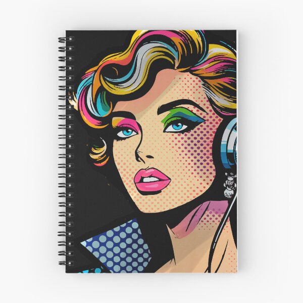 Item preview, Vibrant Pop Art Woman Portrait Print designed and sold by  Ojo de Lilith.