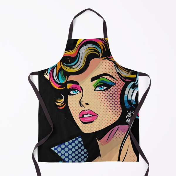 Item preview, Vibrant Pop Art Woman Portrait Print designed and sold by Ojo de Lilith.