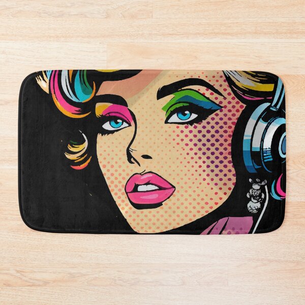 Item preview, Vibrant Pop Art Woman Portrait Print designed and sold by  Ojo de Lilith.