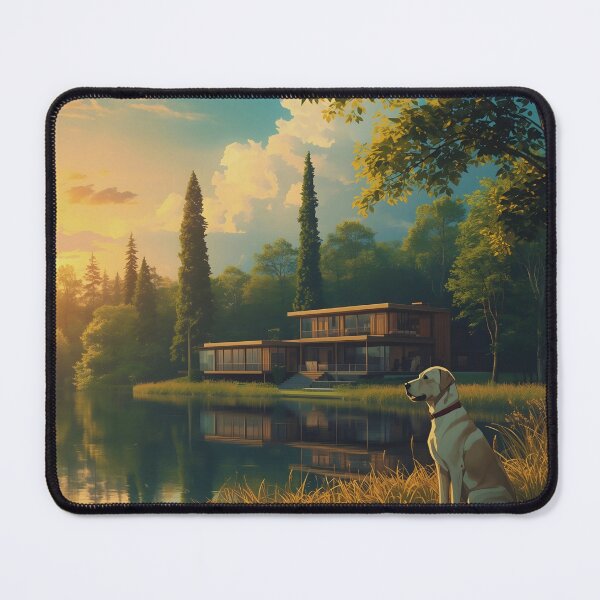 Item preview, Labrador taking a rest by the lake designed and sold by Aesthetic Visuals.