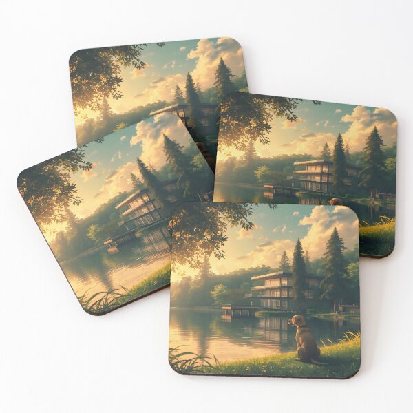 Item preview, Labrador sitting by the Lake designed and sold by Aesthetic Visuals.