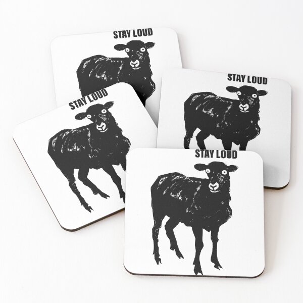 Item preview, Stay Loud Black Sheep - Bold Minimalist Illustration designed and sold by Ignorante.