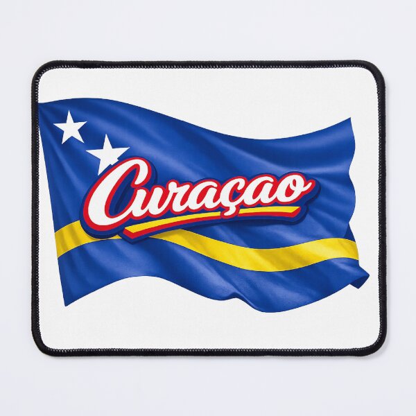 Item preview, Curaçao Flag Design – Curaçao Pride Script Typography designed and sold by GarnerSupplyCo.